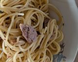 簡単★ツナとバジルパウダーのパスタ作り方2写真