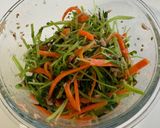 豆苗サラダ(味変付き)作り方6写真