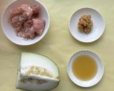 味付けは味噌だけ！冬瓜と豚肉の味噌炒め作り方1写真