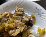 簡単★ナスとセロリと玉ねぎと牛肉のカレー作り方6写真