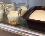 シャインマスカットの豆乳レアチーズケーキ作り方6写真