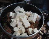 麻婆豆腐春雨茄子青椒木耳ピーマンキクラゲ作り方7写真