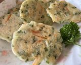 みっちえるのパンケーキ米粉に野菜を入れて作り方4写真