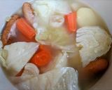 時短簡単夕飯！小松菜入り中華風ポトフスープ作り方8写真