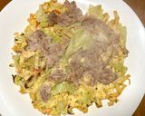 簡単ランチ!豆腐皮でお好み焼き作り方7写真