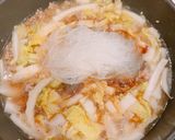 仕上げは溶き卵!白菜を使った麻婆春雨作り方6写真