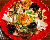 爆速!うどん油そば🍜耐熱容器で完結丨簡単ランチ☆作り方4写真