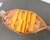 ささみのチーズ挟み&根菜のペーパー焼き作り方8写真