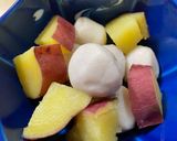 さつま芋と里芋の白煮作り方5写真