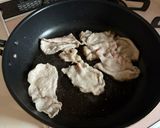 カリカリ薄切り肉の甘酢だれサラダ作り方2写真