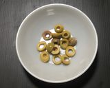 柿と生ハムのパスタ作り方2写真