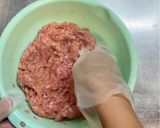 肉厚しいたけの塩麹肉詰め作り方1写真