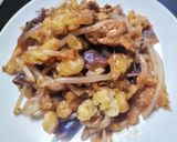 ✝終末のもやしカレー🍛残りで背徳救済炒め作り方5写真