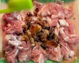 豚こまの唐揚げ作り方1写真