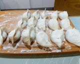 生地から-ズッキーニと卵の水餃子作り方5写真