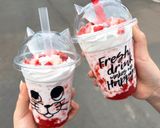 ぶんぶんチョッパーで簡単！いちごシェイク作り方7写真