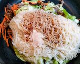夏の夕飯!野菜たっぷり牛肉チャンプル素麺作り方8写真