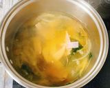 ハムと天かすと玉ねぎのみそ汁作り方6写真