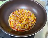 フライパン、パラタで作る♪ハワイアンピザ作り方6写真