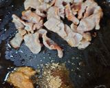 ヨウサマの減塩蓮根&豚肉の味噌󠄀炒め作り方5写真