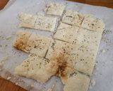 卵なし♪レンジ5分♪カリカリ米粉チーズ作り方2写真