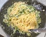 ゴーヤとブルーチーズのクリームパスタ作り方6写真