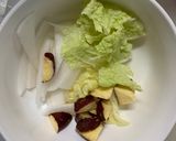 お一人様野菜たっぷり赤味噌レモン味親子丼作り方3写真
