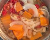 トマト缶いらずのトマトスープ🍅作り方4写真