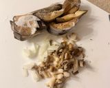 那須ときのこの簡単味噌スープ作り方1写真