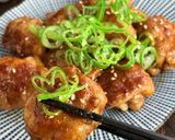 『豚こま肉あったら』照り照り豚肉団子作り方7写真