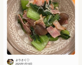 青梗菜とカニカマの炒め煮(中華風味)作り方9写真
