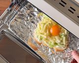 キャベたまチーズごちそうトースト🍞作り方4写真