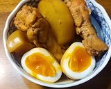 黒飴でコク旨♪手羽元と大根の甘辛煮作り方8写真