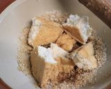厚揚げで簡単★美味★菜の花とえびの白和え作り方3写真