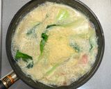 ベーコンと木綿豆腐とチンゲン菜の豆乳煮作り方7写真