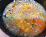 優しい味わい！鶏と野菜の卵雑炊作り方10写真