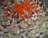 鶏むね肉といろいろきのこのバターピラフ作り方2写真