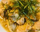 鶏肉とキノコのおろしあえ作り方4写真