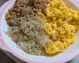 カリカリじゃこ梅そぼろ丼作り方6写真