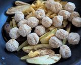 茄子と肉団子の煮物作り方3写真
