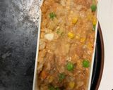 レンジ簡単シーフード風味タコス味炒飯弁当作り方13写真