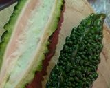 簡単★昼食！「ゴーヤーの唐揚げ」作り方1写真