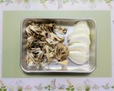 今日の夕飯舞茸豚こまポークチャップ肉料理作り方3写真