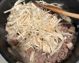 牛豚合挽肉とオクラエリンギえのきの謎スープ作り方5写真