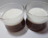 簡単！♬カフェモカ＆ミルクプリン♬作り方4写真