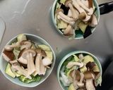 肉無チクワクリーミー梅トマト味野菜炒め作り方9写真