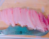 ＊ビンチョウマグロの中華風刺身サラダ＊作り方3写真