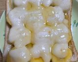チーズと蜂蜜のバナナトースト作り方4写真