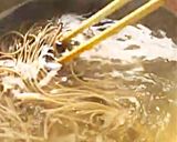 ふわとろさんま入り月見そば作り方3写真