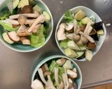 肉無豆腐簡単梅オーロラソース味野菜炒め作り方12写真